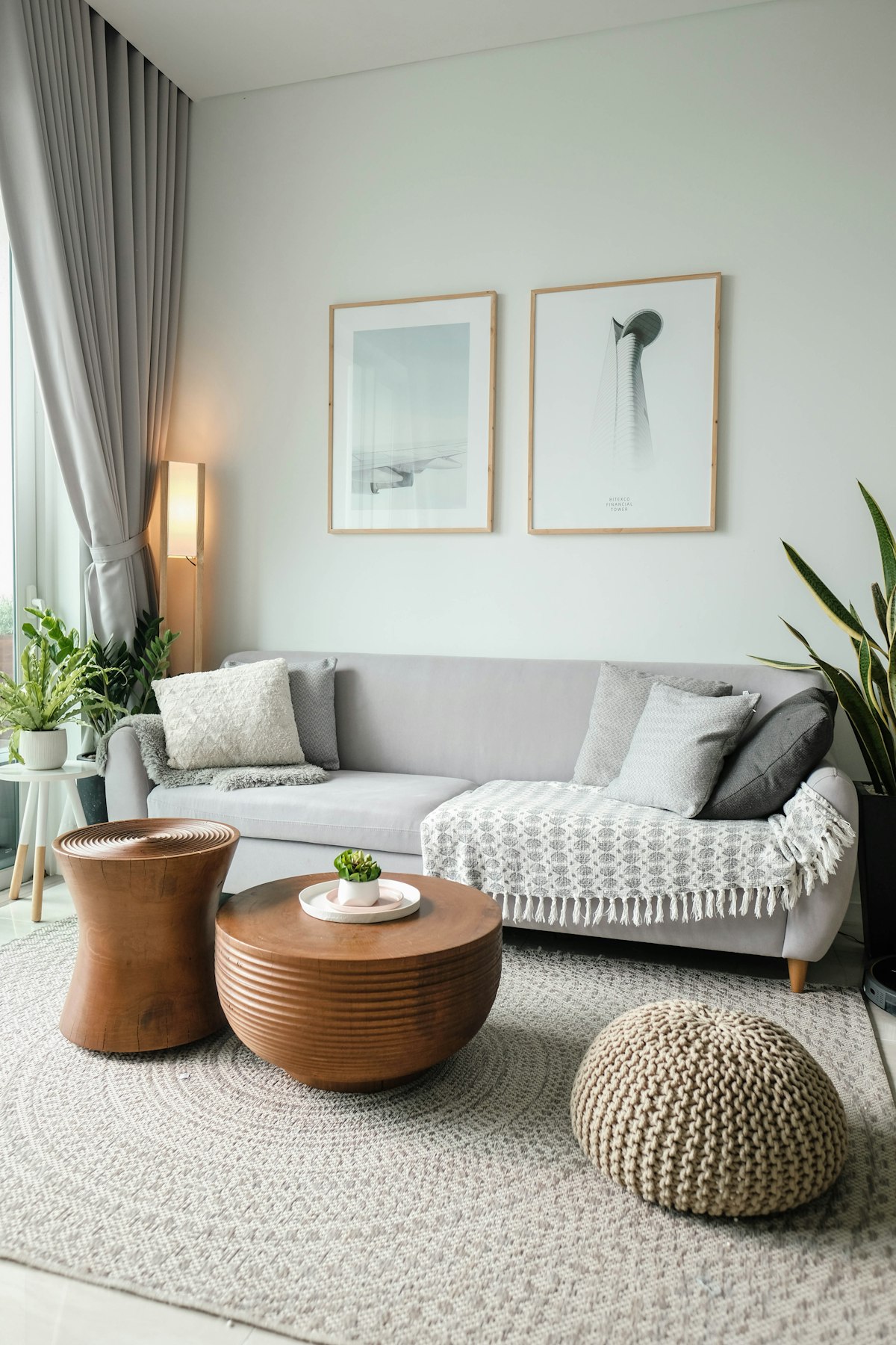 TV unit and living area